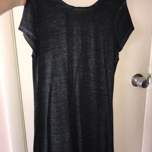 Black T-shirt dress